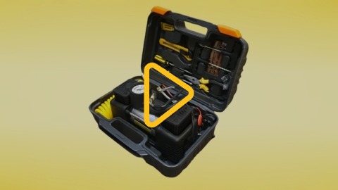 Двопоршневий автомобільний компресор